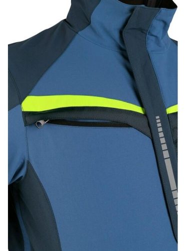 CXS Naos munkás zakó - s.kék/vil.kék, hiviz sárga kiegészítőkkel