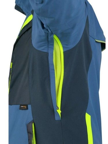 CXS Naos munkás zakó - s.kék/vil.kék, hiviz sárga kiegészítőkkel