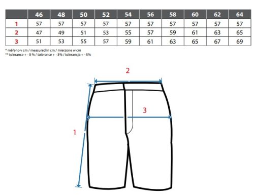 CXS Luxy Tomás munkás rövidnardág - fehér/szürke