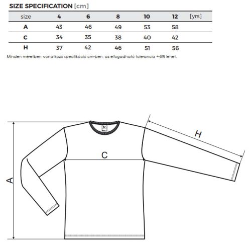 FIT-T gyerek pamut hosszú ujjú póló - khaki