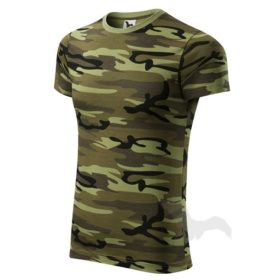 Camouflage férfi terepszínű póló - zöldes-terep