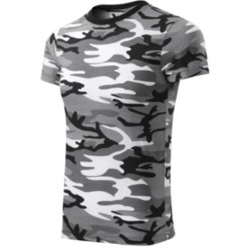 Camouflage férfi terepszínű póló - szürkés-terep