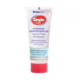 BradoLife kézfertőtlenítő gél 100ml, tubusos