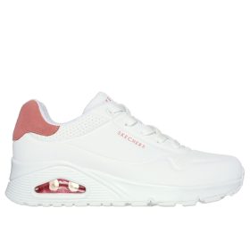 SKECHERS Uno - Pop Back női cipő, fehér/korall
