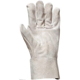   Szürke marhahasíték hegesztőkesztyű 7 cm-es mandzsettával