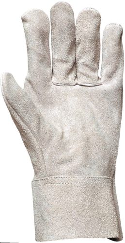 Szürke marhahasíték hegesztőkesztyű 7 cm-es mandzsettával