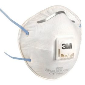 3M FFP2S RÉSZECSKESZŰRŐ, SZELEPES FÉLÁLARC (10db/dob.)