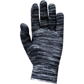 Kötött triplaszálas kék-szürke kesztyű 