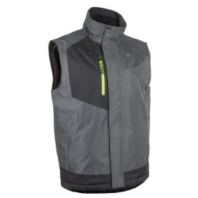 Azuki bélelt antracit szürke mellény