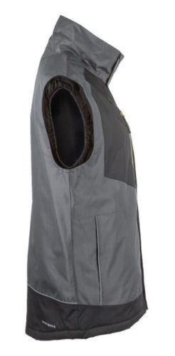 Azuki bélelt antracit szürke mellény