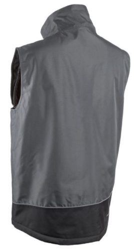 Azuki bélelt antracit szürke mellény