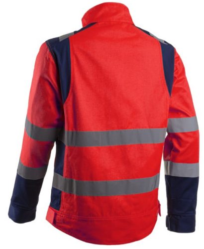 HIBANA II HI-VIZ kabát piros színben