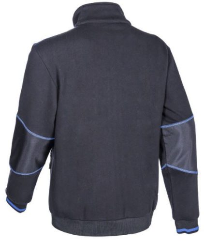 KIJI meleg cipzáros felső fekete színben