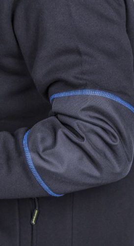 KIJI meleg cipzáros felső fekete színben