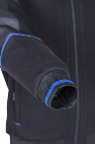 KIJI meleg cipzáros felső fekete színben