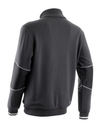 KIJI meleg cipzáros felső sötétszürke színben 