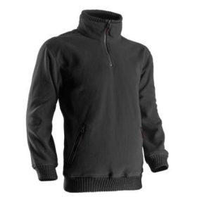 Thermopolár Angara nyakban cipzáros felső - fekete