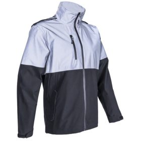 Taka fényvisszaverő betétes fekete softshell dzseki