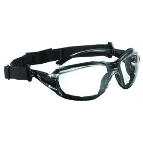   Technilux- Víztiszta, páramentes védőszemüveg szárral és gumipánttal
