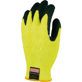   Taeki5 vágásbiztos sárga téli kesztyű, habos HP latex tenyérrel