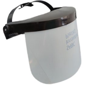 ÚJ! POLIKARBONÁT ARCVÉDŐ HOMLOKPÁNTTAL, 1mm, 1B