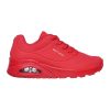 SKECHERS Uno női sportcipő, piros