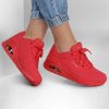 SKECHERS Uno női sportcipő, piros