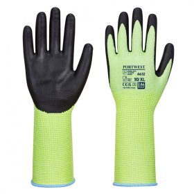 Green Cut Glove Long Cuff