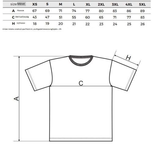 Adler Basic póló - ébenszürke