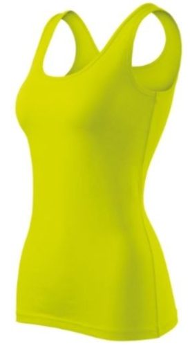 Női pamut atléta trikó - lime