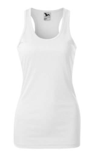 Racer női atléta trikó - fehér