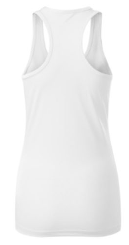 Racer női atléta trikó - fehér