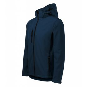 Adler férfi kapucnis softshell kabát - navy
