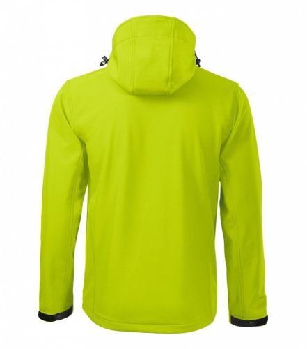 Adler férfi kapucnis softshell kabát - lime