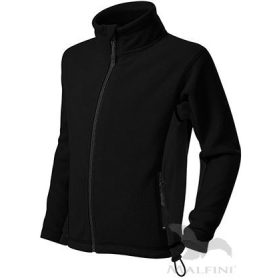 Adler gyerek polár cipzáros felső - fekete