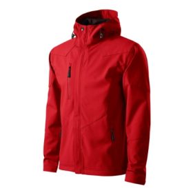 Adler férfi softshell kabát kapucnis - piros