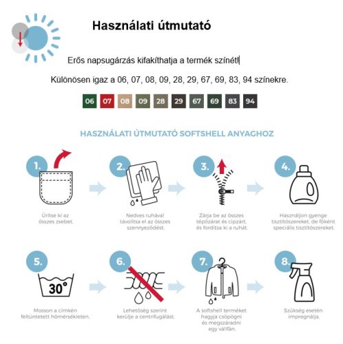 Adler férfi softshell kabát - piros