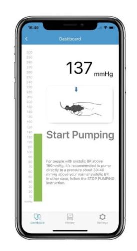 AirBP2 okos pumpás vérnyomásmérő készülék