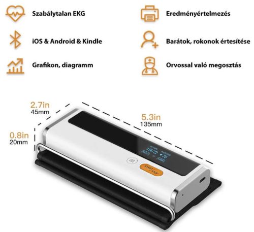 Viatom ArmFit+ Vérnyomásmérő EKG funkcióval