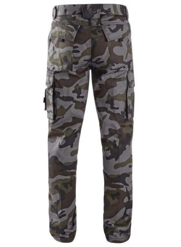Camo férfi terepszínű deréknadrág, több zsebbel