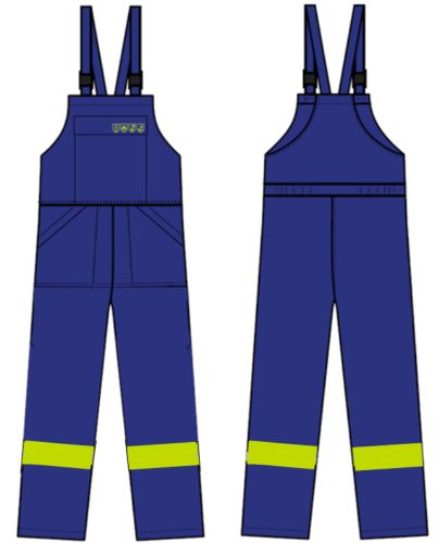 CASTOR-CHEM CC-MN-B melles kivitelű védőnadrág