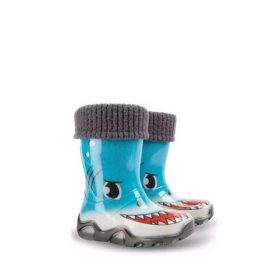 DEMAR Stormer Lux Print AR gyerek csizma - cápa