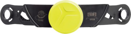 DIAMOND V UP sportos kialakítású építőipari sisak állszíjjal, piros