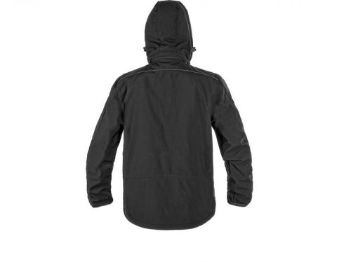 Férfi softshell kabát - fekete/kék