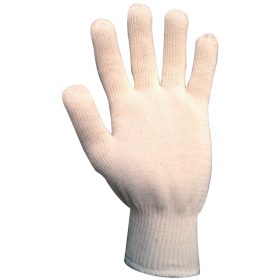 BÉLELT PAMUTKESZTYŰ FEHÉR ÉS SÖTÉT