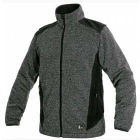 Férfi softshell kabát - szürke/fekete