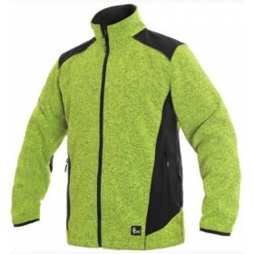 Férfi softshell kabát - zöld/fekete