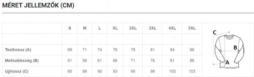 Gildan környakú pulóver - ash