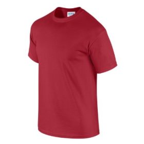 Gildan Softstyle környakú felnőtt póló - cardinal red