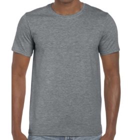   Gildan Softstyle felnőtt környakú póló - graphite heather